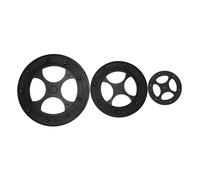 Ipetboom 3PCS Plastic Turntable Bearings Set Rotating Ring for Dining Table Lazy Susan Smooth Swivel Rotatable Display Rack CD Turntable Corrosion-resistant