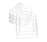Ipetboom 3PCS Reusable Sandwich Container Portable Toast-shaped Lunch Boxes with Lids Lightweight Food Storage for Snacks Bread Cheese Microwave Freezer Safe for Picnic Travel Office Use