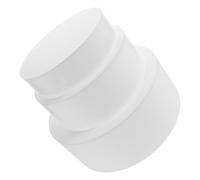 Ipetboom 3pcs Round Acrylic Display Stands with Stable Cylinder Bases for Dessert Buffet Food Presentation Multipurpose Risers for Jewelry Cosmetic Perfume Storage and Display