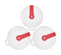 Ipetboom 3pcs Silicone PP Mixing Bowl Splash Guard Lid Anti-Spill Cover for Hand Mixer Electric Whisk Kitchen Splash Resistant Shield for Eggs Batter Cream Mixing Dishwasher Safe