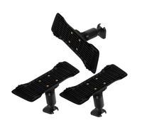 Ipetboom 3pcs Universal Rearview Mirror Dash Cam Mount Bracket Set with Large Tube and Pvc Back Plate for Car Camera Holder, Compatible with Driving Recorders and Interior Mirror