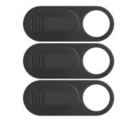 Ipetboom 3pcs Webcam Cover Slide Privacy Slider for Model 3/y Cabin Lens Protection Black, Ultra-thin Privacy Cover for Car Interior Security