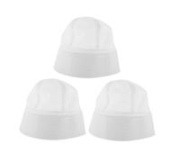 Ipetboom 3pcs White Sailor Ship Caps Retro Round Brim Vintage Style Comfortable Breathable Hats for Family Gatherings Nautical Celebrations and Cosplay