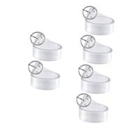 Ipetboom 3sets 2pcs Transparent PVC Waist Belt with Metal Buckle Fashion Accessory for Women Stylish Clear Waistband for Dresses and Outfits 2pcs*3