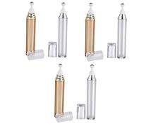Ipetboom 3sets Leakproof Roller Ball Bottles 20ml Cream Eye Travel Bottles Refillable Cosmetics Containers 2pcs*3