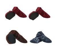 Ipetboom 4 Pairs Shoes Covers Thickened Non Slip Sole Protective Cases Reusable Breathable Soft Shoe Covers for Boys and Random Color Random Color