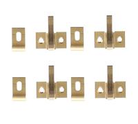 Ipetboom 4 Sets Copper Elbow Latch Window Locks Brass Door Catch with Screws Vintage Style Security Window Safety Locks and Cabinet Doors