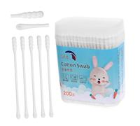 Ipetboom 400pcs Cotton Swab Soft Swabs for Ear Cleaning Sticks and Nose Cleaning for Daily Grooming