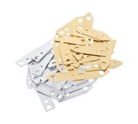 Ipetboom 40pcs Copper Zinc Strips for DIY Fruit Battery Materials Electroplating Zinc Science Kit Safe and Practical Electrodes for Science Experiments and Educational Projects