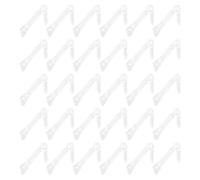 Ipetboom 40pcs Self-Adhesive Badge Easel Holder Single Coin Holder 1.73x0.91x0.39in Foldable Structure Ps Material High Transparency Desktop Display for Collectibles and Badges