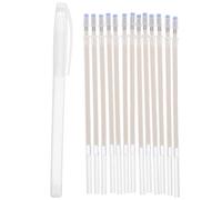 Ipetboom 41pcs Heat Erasable Fabric Marking Pens with Replaceable Refills Water Soluble Ink for Sewing Quilting Tailoring Stitch Guide and Embroidery Disappearing Ink Chalk Pens for