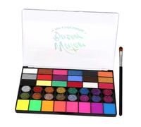 Ipetboom 42-color Water-soluble Face Paint Set Brush for Boys and Girls Non-toxic Festival Makeup for Parties and Performances for Cosplay and Creative Fun