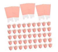 Ipetboom 48pcs Foldable Popcorn Boxes Reusable Snack Containers for Adults Lightweight Travel Snack Boxes for Movie Night Party Supplies French Fries Candy