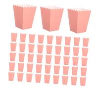 Ipetboom 48pcs Foldable Square Popcorn Boxes Snack Containers for Birthday Party Shower Movie Night Friendly Buckets for Popcorn Fries Candy Lightweight and Space Saving Charcuterie Cups