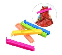 Ipetboom 48pcs Plastic Food Sealing Clips Colorful Clamp for Snack Bags Fresh Keeping Fast Seal Kitchen Home Use Random Color