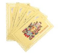 Ipetboom 4pcs 2026 Feng Shui Tai Sui Year of the Horse Keychian & Backpack Charm for Luck and Wealth Portable Travel Amulet for Wallet, 8.00X5.00X0.10CM