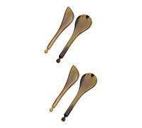 Ipetboom 4pcs Acupoint Pen for Eye and Face Natural Horn Trigger Point Massage Tool for Relaxation and Deep Tissue Relief