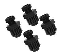 Ipetboom 4pcs Automatic Air Admittance Valves for Farm Irrigation Pipeline PP Plastic Safety Relief Valves with Vacuum Intake for Drip Irrigation Systems Easy Installation Water-Saving