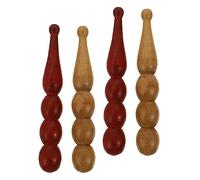 Ipetboom 4pcs Bead Handheld Massaging Sticks Acupoint Massage Tools for Home Smooth Texture Durable Materials for Relaxing Tense Muscles