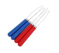 Ipetboom 4Pcs Button Hooks Clothing Aid Tool for Seniors and Special Needs, Adaptive Dressing Button Assist Hooks for Shirts and Pants, Lightweight Travel Dressing Helper