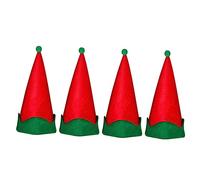 Ipetboom 4pcs Christmas Elf Hats Creative Festival Party Head Accessories for Holiday Celebrations Comfortable Lightweight Design Christmas Costume Prop for Family Fun