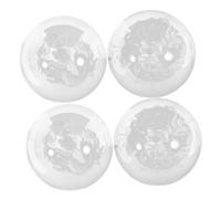 Ipetboom 4pcs Crystal Baoding Balls Hand Fitness Massage Balls for Stress Relief and Finger Flexibility Exercise for Wrist Strengthening and Rehabilitation