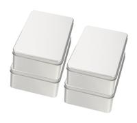 Ipetboom 4pcs Dice Boxes for Storage Lightweight Iron Case Liners for Home Supplies and Dice Organization