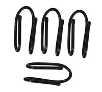 Ipetboom 4pcs Dough Roller Stand Home Decor Kitchen Utensil Organizer Rolling Pin Stand Dumpling Roller Holder Wall Hook Rack Rolling Pin Wall Mount Hooks Black PVC
