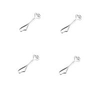 Ipetboom 4pcs Facial Massage Roller Tool Stainless Steel Handheld Skin Care Roller for Soothing Puffiness Travel-Friendly for Facial Care Routine