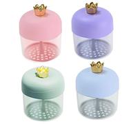 Ipetboom 4pcs Foam Maker Device for Facial Cleansing Easy Bubble Foamer for Women Girls Creates Delicate Bubbles for Makeup Removal and Skin Care Compact Design