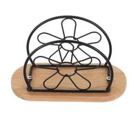 Ipetboom 4pcs Freestanding Stainless Steel Napkin Holder with Weighted Base for Kitchen Countertops Dinner Tables Outdoor Picnic Creative Decorative Tissue Dispenser