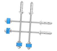 Ipetboom 4pcs Galvanized Iron Wedge Anchors Silent Air Conditioner Indoor Unit Ceiling Dampening Hangers for Installation