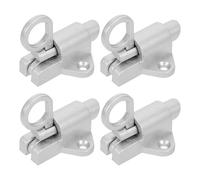Ipetboom 4pcs Gate Spring Self-Closing Latches - Spring Door Window Lock - Automatic Security Slam Latch for Window Shed Gate Toilet Bedrooms, with Screws