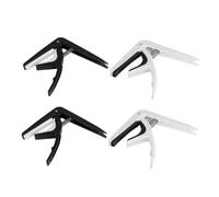 Ipetboom 4pcs Guitar Capo Clamp for Acoustic and Electric Guitar with Abs Material, Easy to Adjust and Comfortable Touch, Practical Tone Modified Clips Suitable for Music Teachers
