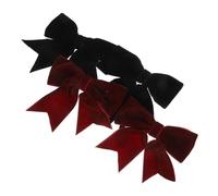 Ipetboom 4pcs Hair Clip Bangs Butterfly Clips Bangs Cute Barrettes Bowknot on Butterfly Barrettes