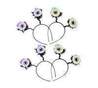 Ipetboom 4pcs Halloween Headband Scary Eye Ball Spooky Costume Prop Party Accessory for Halloween Events