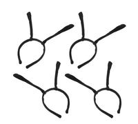 Ipetboom 4pcs Insect Headband with Robust Cloth Construction and Lightweight Comfort, for Carnival and School Events, Featuring Vibrant Cartoon Antenna Design for Youth Costume