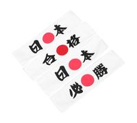 Ipetboom 4pcs Japanese Samurai Headbands Motivational Hachimaki Bandanas for Karate Sports Cooking and Team Building Events with Eye Catching Traditional Prints