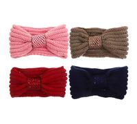 Ipetboom 4pcs Knitted Winter Headbands for Women Warm Turban Hair Wraps and Fashionable and Comfortable Accessories for Outdoor Activities