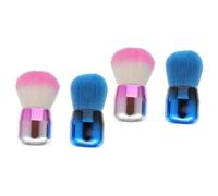 Ipetboom 4pcs Loose Powder Makeup Brush Mushroom Shape Face Makeup Tool Blush Revolution Brush