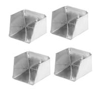 Ipetboom 4pcs Metal Mini Dustpan Small Desk Dust Pan Tiny Shovel Garbage Dustpan for Table Desktop Use Brush Pan Cleaner