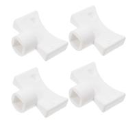 Ipetboom 4pcs Metal Radiator Bleed Valve Key Set with Socket for Plumbing and Heater Valve Bleeding in Homes and Public Places