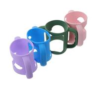 Ipetboom 4pcs Milk Bottle Handles Silicone Fit Soft and Comfortable Grip Dishwasher Safe for Toddlers Transition from Bottle to Cup