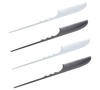 Ipetboom 4pcs Pin Tail Comb for Women Cradle Cap Hair Styling Professional Barber Anti-static Hairdressing Tool