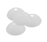 Ipetboom 4pcs PVC Lampshades for Ceiling Light Lightweight Dome Covers Soft Light Diffusion for Bedroom and Living Decorative Fixtures Minimalist Design