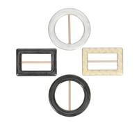 Ipetboom 4pcs Scarf Ring Buckle Clothes Corner Knot Button Fashion Wrap Holder Clamp Slide Silk Scarf Clasp Clips for Clothing Neckerchief Shawl Women Party Accessories