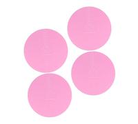 Ipetboom 4pcs Silicone Round Cake Mats with Clear Measurements Nonstick Pastry Baking Mats Heat Resistant Rolling for Dough Kneading Pizza Making Stable Non-Slip Baking Pads