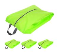 Ipetboom 4pcs Sneaker Packing Organizer Shoe Storage Bags Extra Large Storage Bag Dustproof Resistant to Damage Polyester for Men Women Luggage Closet 16.62x9.63x0.20in