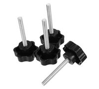 Ipetboom 4pcs Star Knob Replacement Handles Adjustable Clamping Grip Knobs for Quick Fixation and Secure Tightening for Professional and Home Use