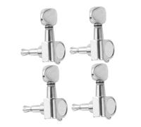 Ipetboom 4pcs Ukulele Tuning Pegs Replacement Set Sealed Metal and Synthetic Resin Knobs, Easy Installation Replacement Accessories for Ukulele Enthusiasts and Beginners